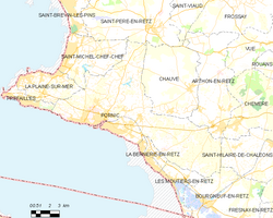 Map commune FR insee code 44131